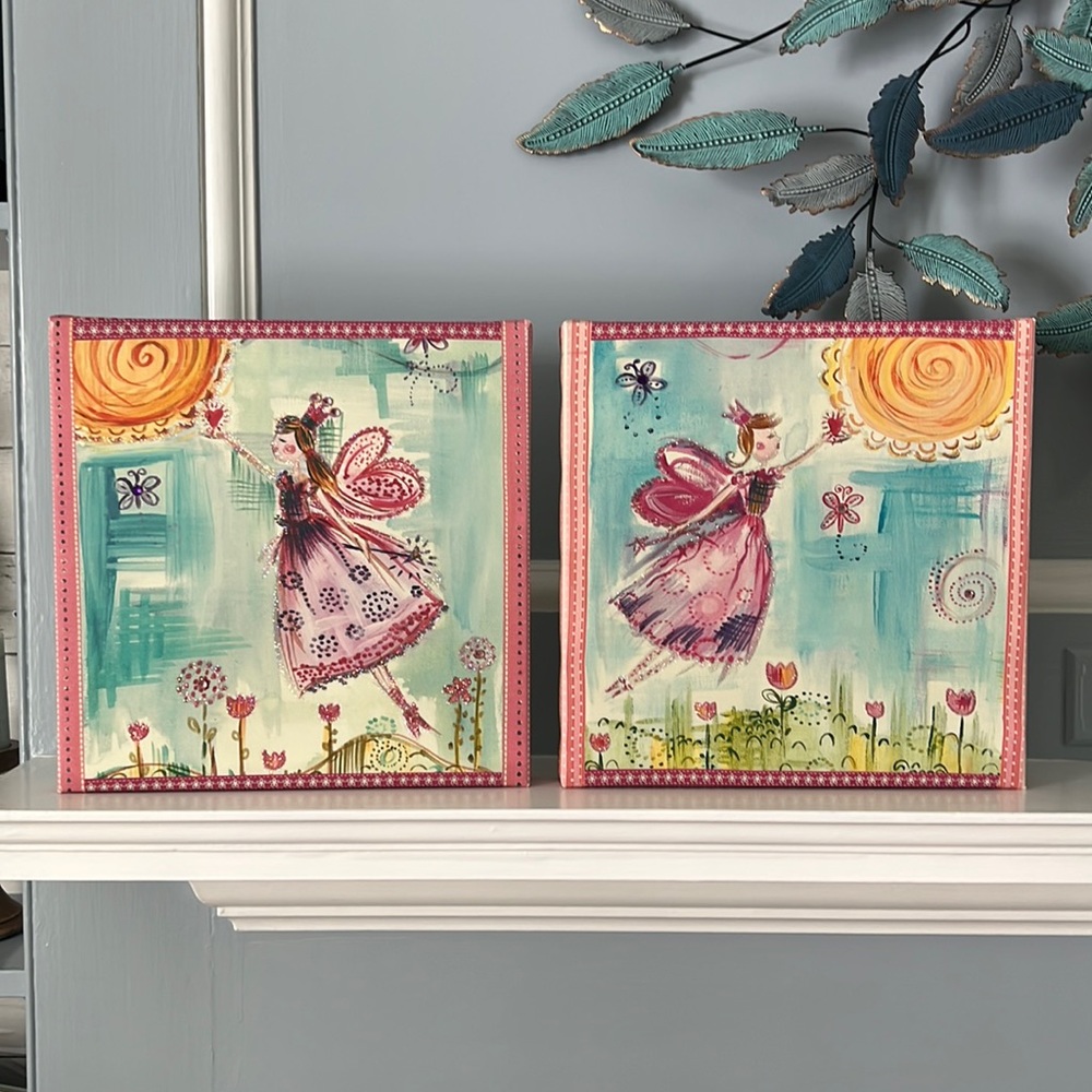 Two canvas wrapped fairy photos 🧚🏻‍♀️